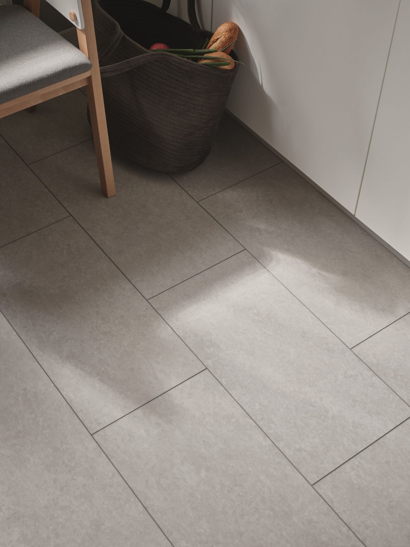 Rigio Rigid Core Vinyl Flooring Concrete Light