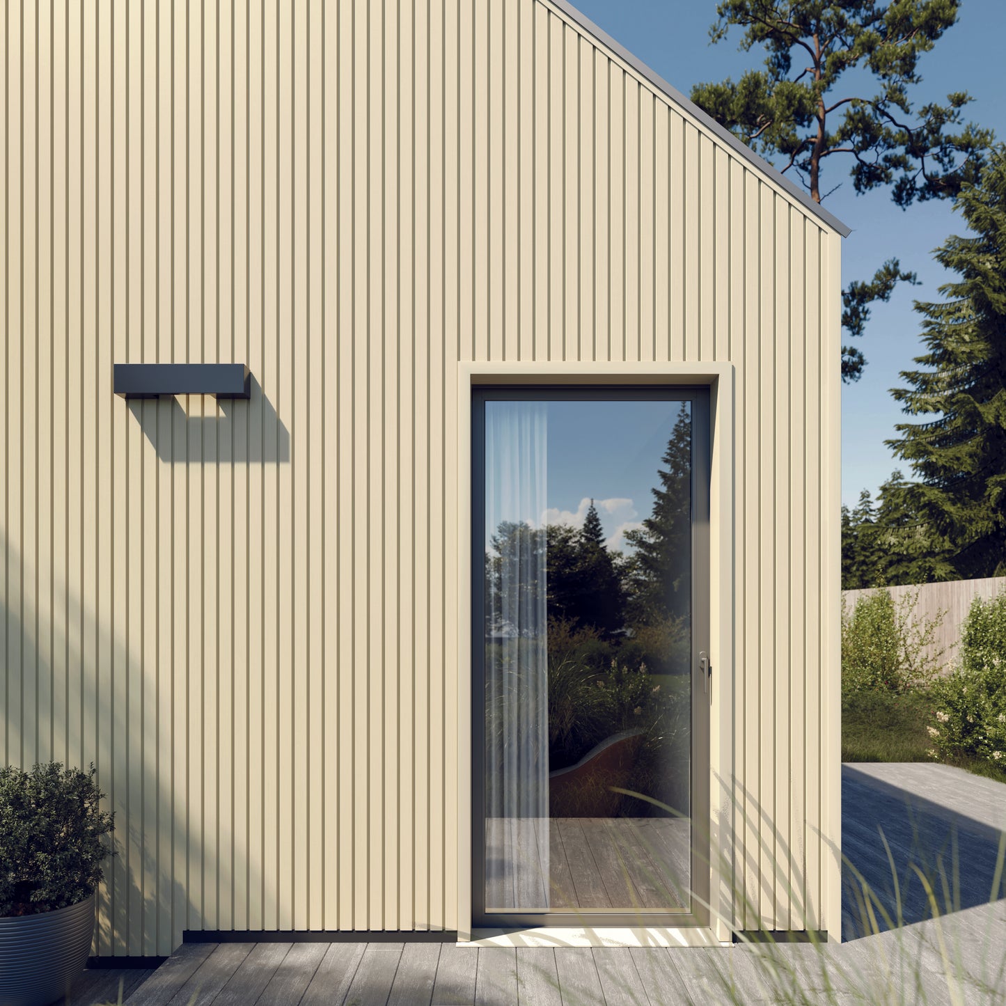 Vilo Fronto Mono Buttercream Cladding Panel