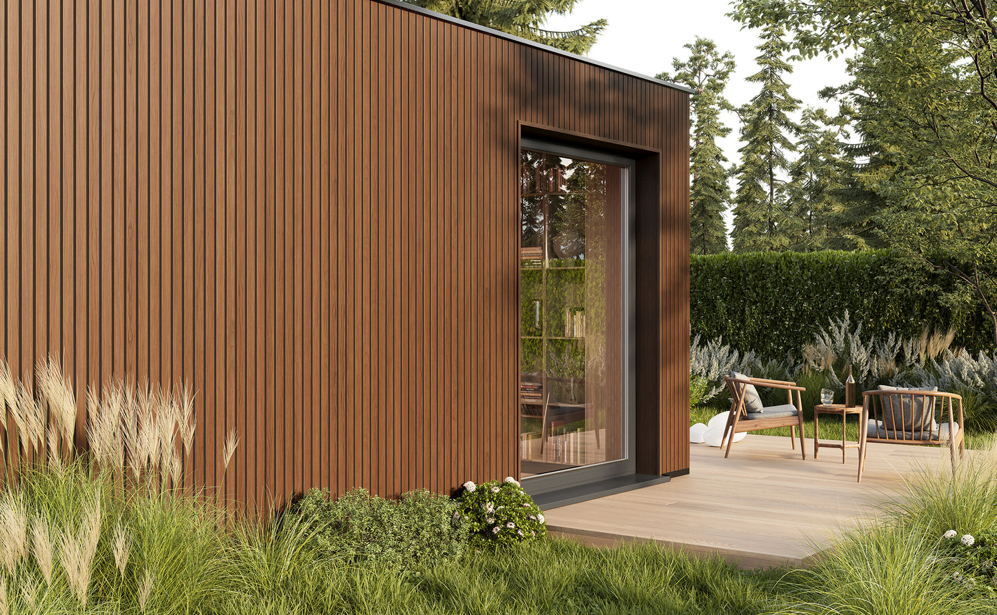 Vilo Fronto V-Black Walnut Cladding Panel