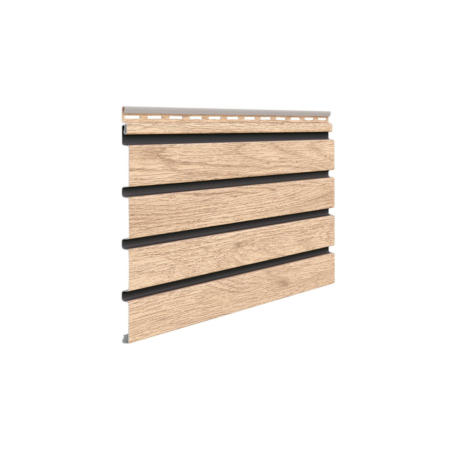Vilo Fronto V-Black Light Oak Cladding Panel