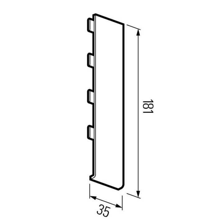 Cladding Single Board Jointing Piece