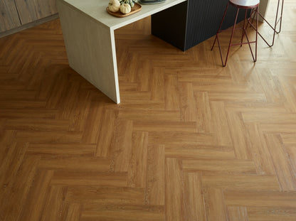 Rega Herringbone Vinyl Flooring Phoenix Oak