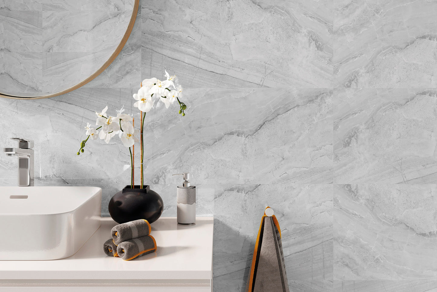 Vilo SPC Wall Panel Ash Grey