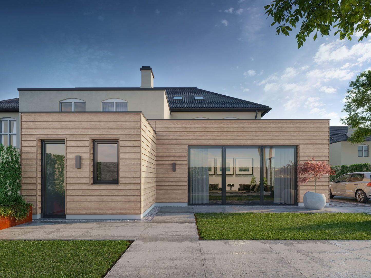 Wood Effect Malt Oak Single Panel