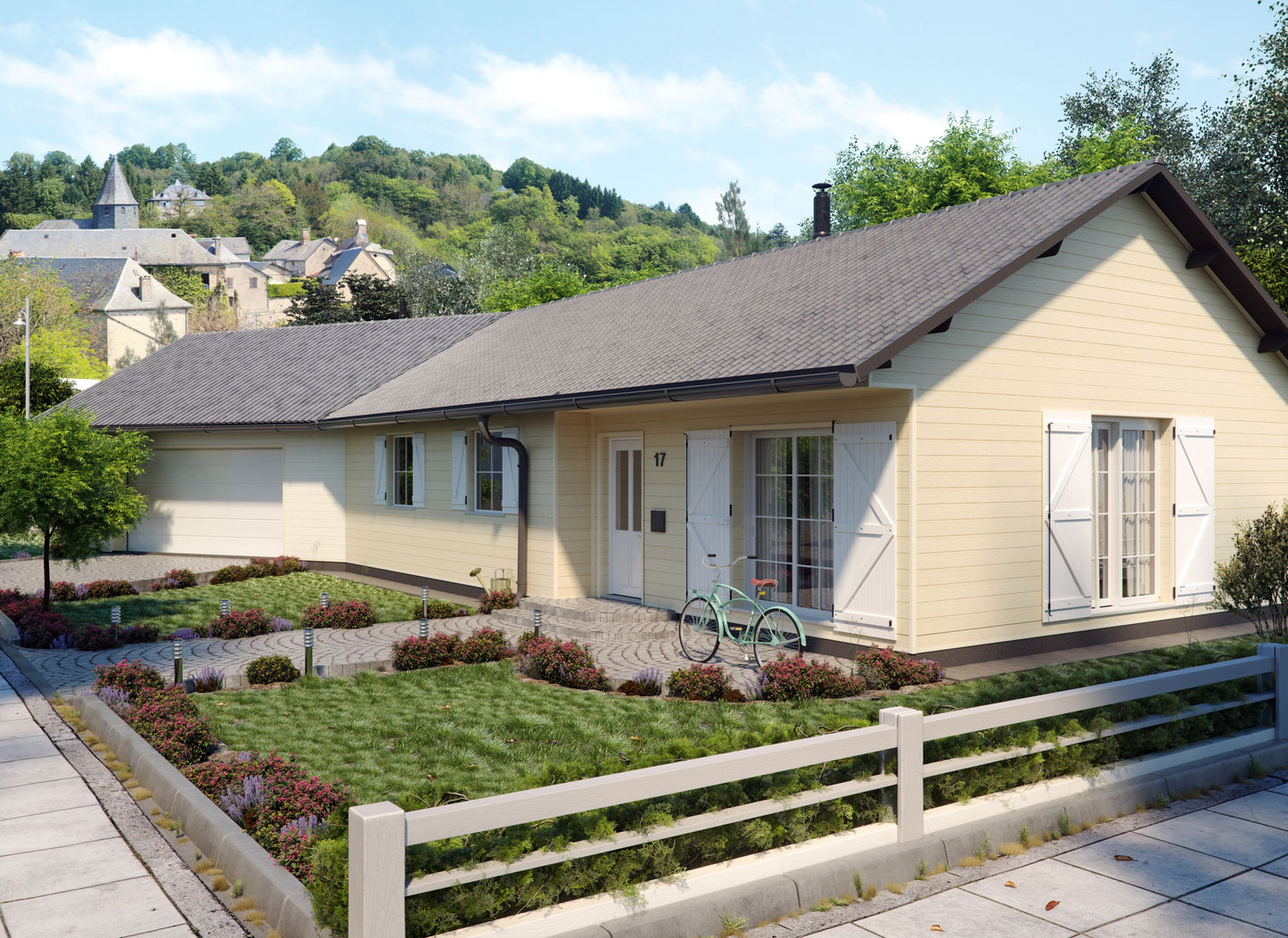 VOX Modern Wood Beige Double Panel