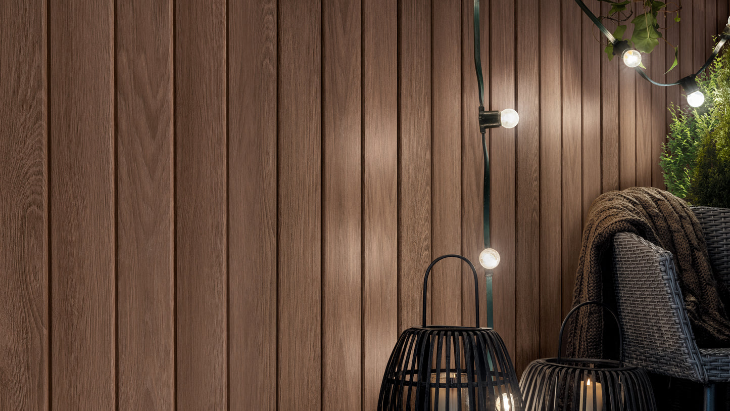 Wood Effect Caramel Oak Fourfold Panel