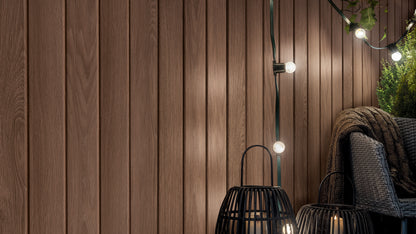 Wood Effect Caramel Oak Fourfold Panel