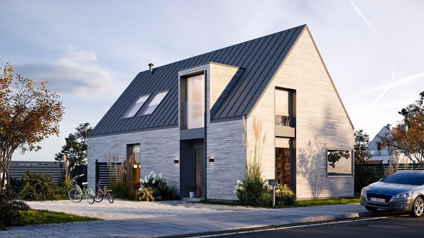 Wood Effect Alpine Oak Fourfold Panel