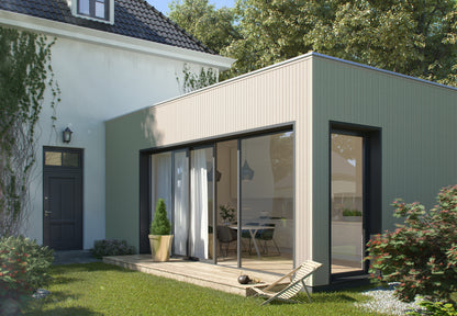 VOX Modern Wood Claystone Fourfold Panel