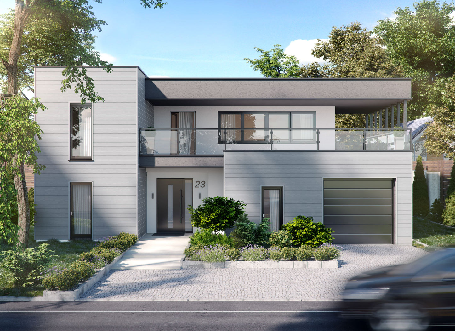 VOX Modern Wood Pearl Grey Double Panel