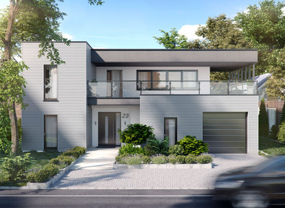 VOX Modern Wood Pearl Grey Double Panel