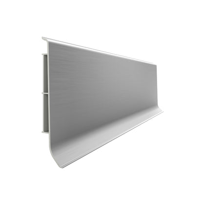 Vilo Linela skirting board in colour silver