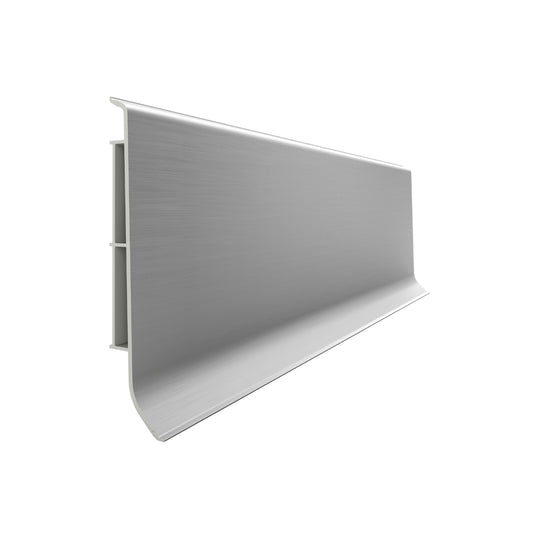 Vilo Linela skirting board in colour silver
