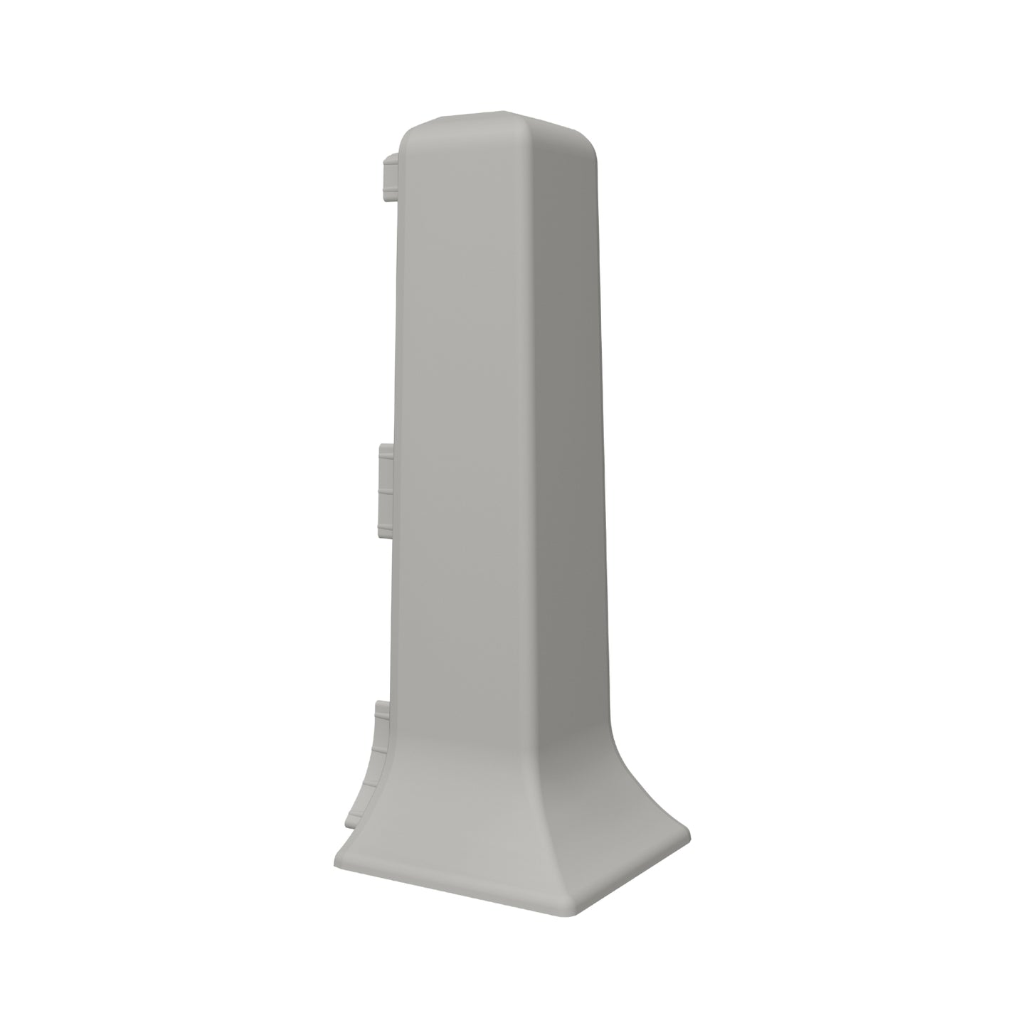 External corner for the Linela skirting board in grey
