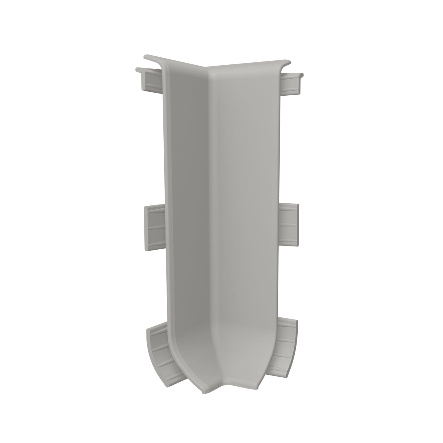 Internal corner for the Linela skirting board in grey