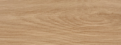 Colour swatch of the Linela skirting board in oak canberra. 