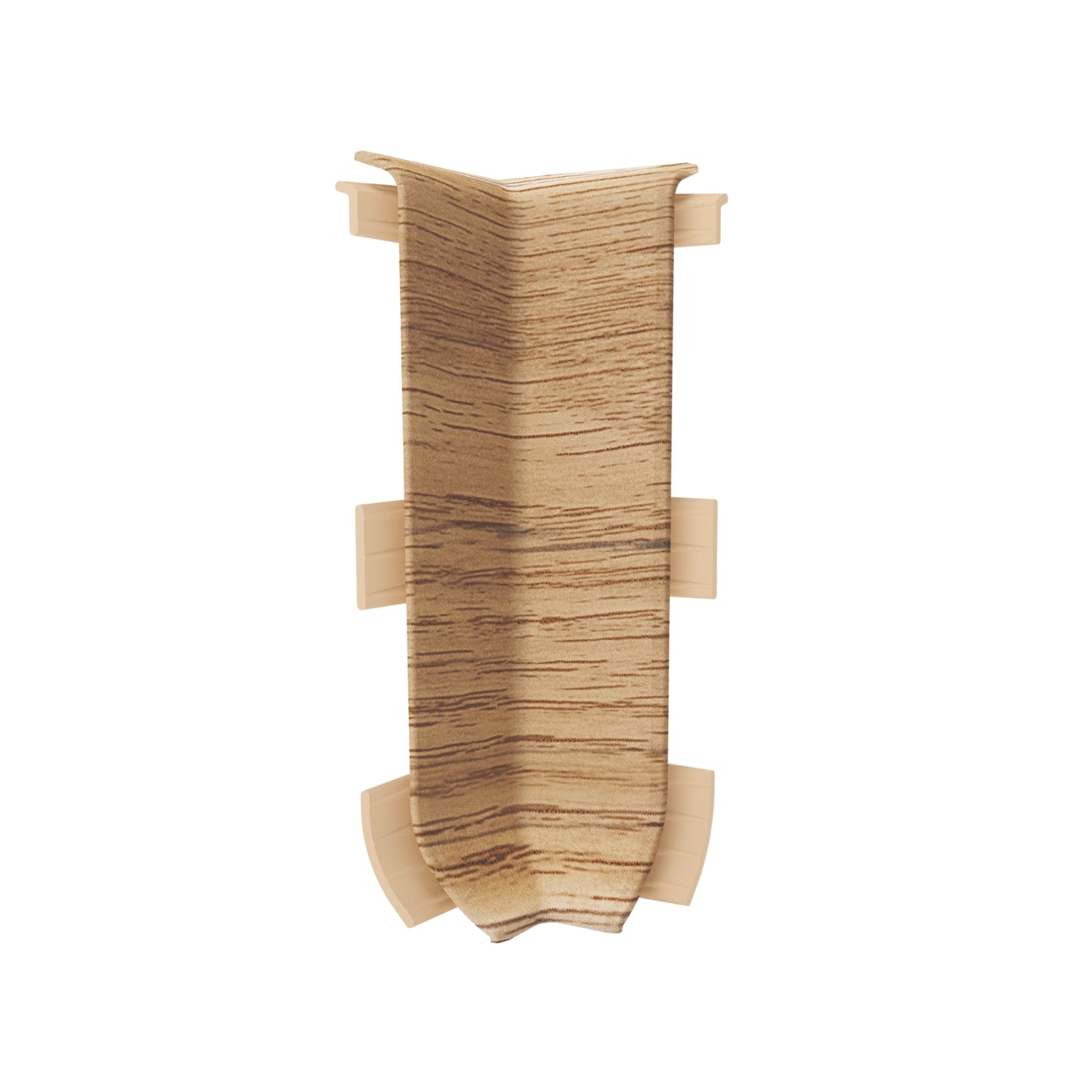 Internal corner for the Linela skirting board in oak hamilton