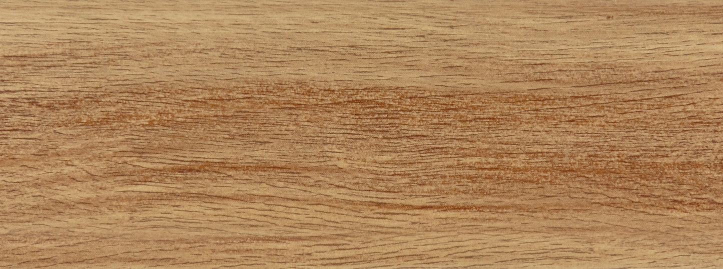 Colour swatch of the Linela skirting board in oak newcastle. 