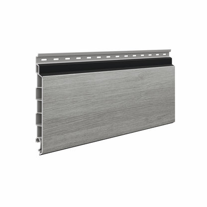 Solvo cladding board in colour Grey Oak.