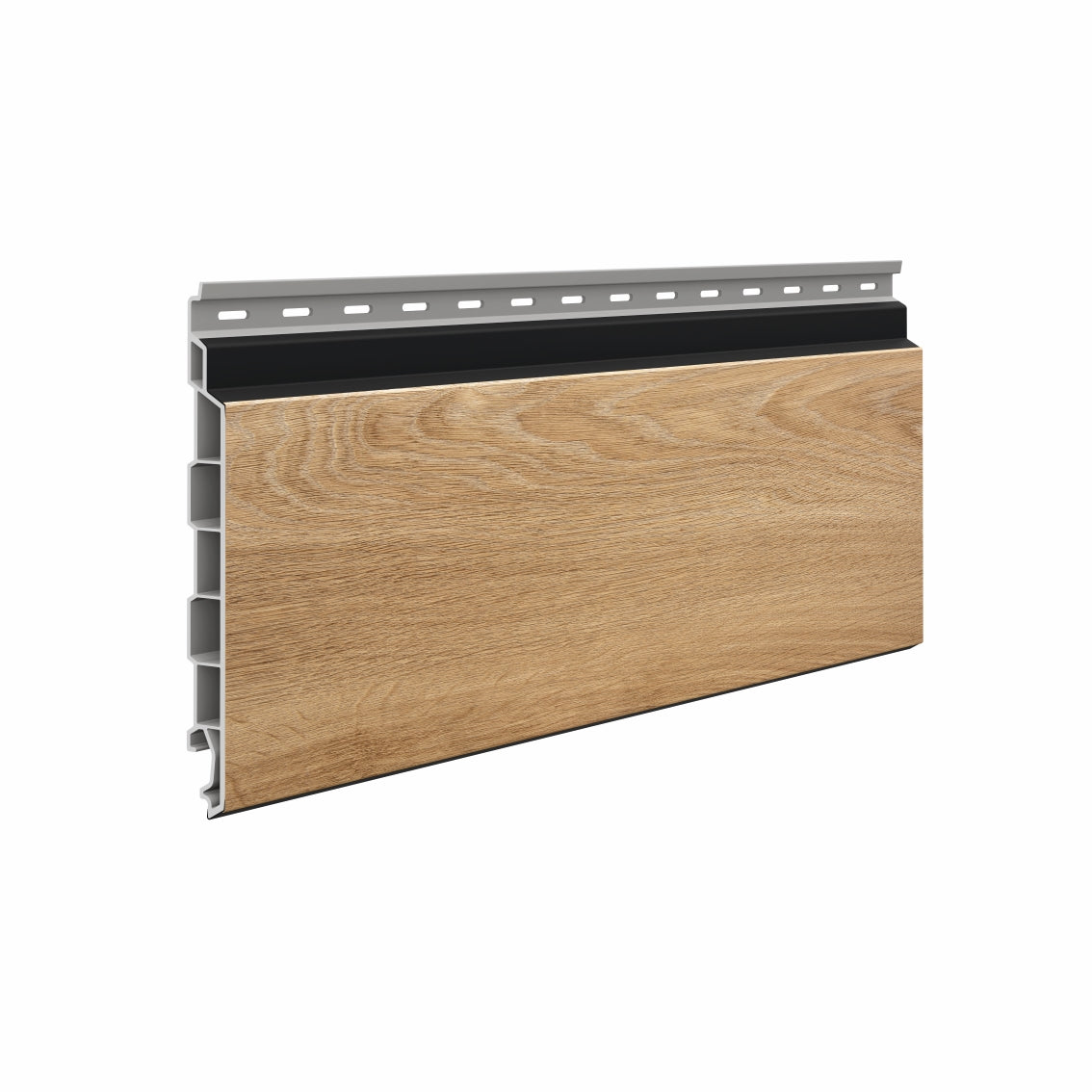 Solvo cladding board in colour Natural Oak.