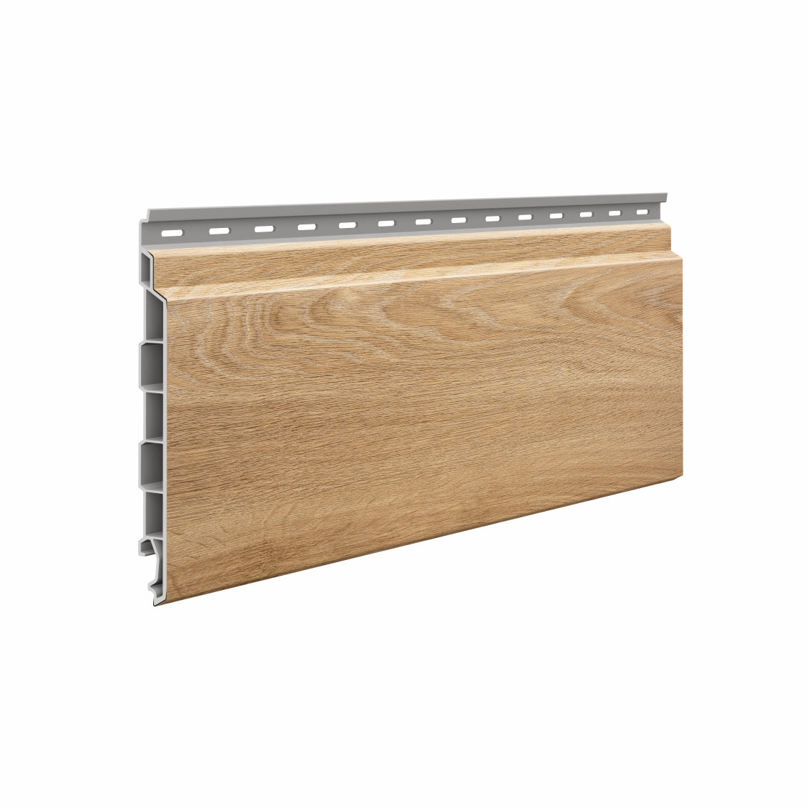 Solvo cladding board in colour Natural Oak.