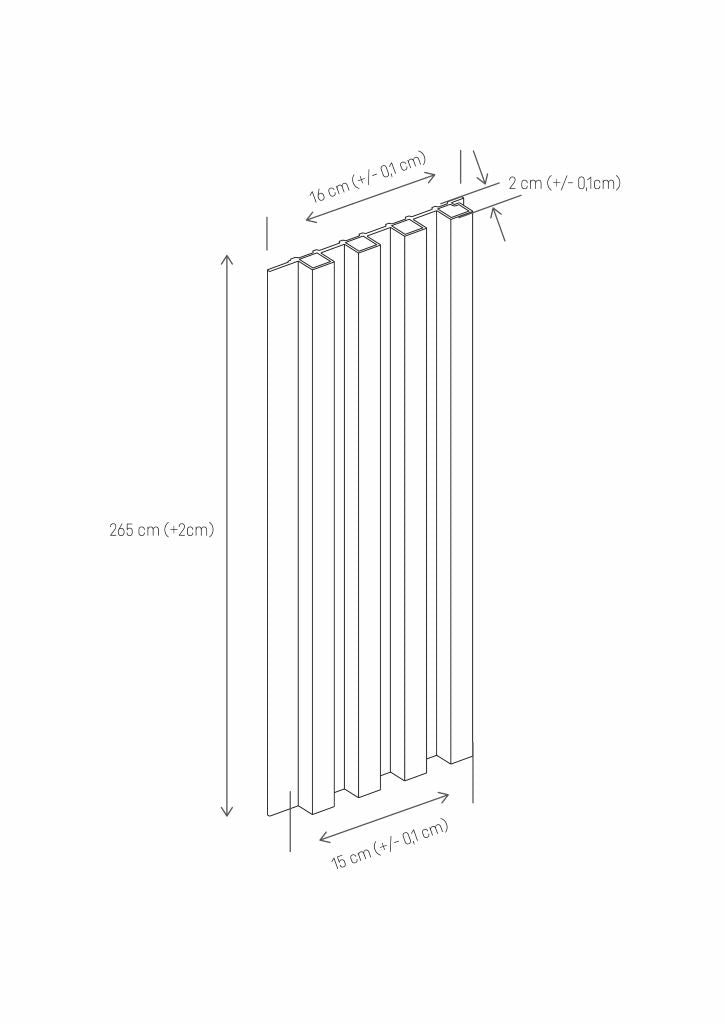 MPC M Slat Panel Rose Copper