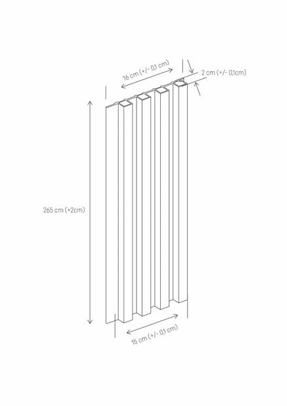 MPC M Slat Panel Rose Copper