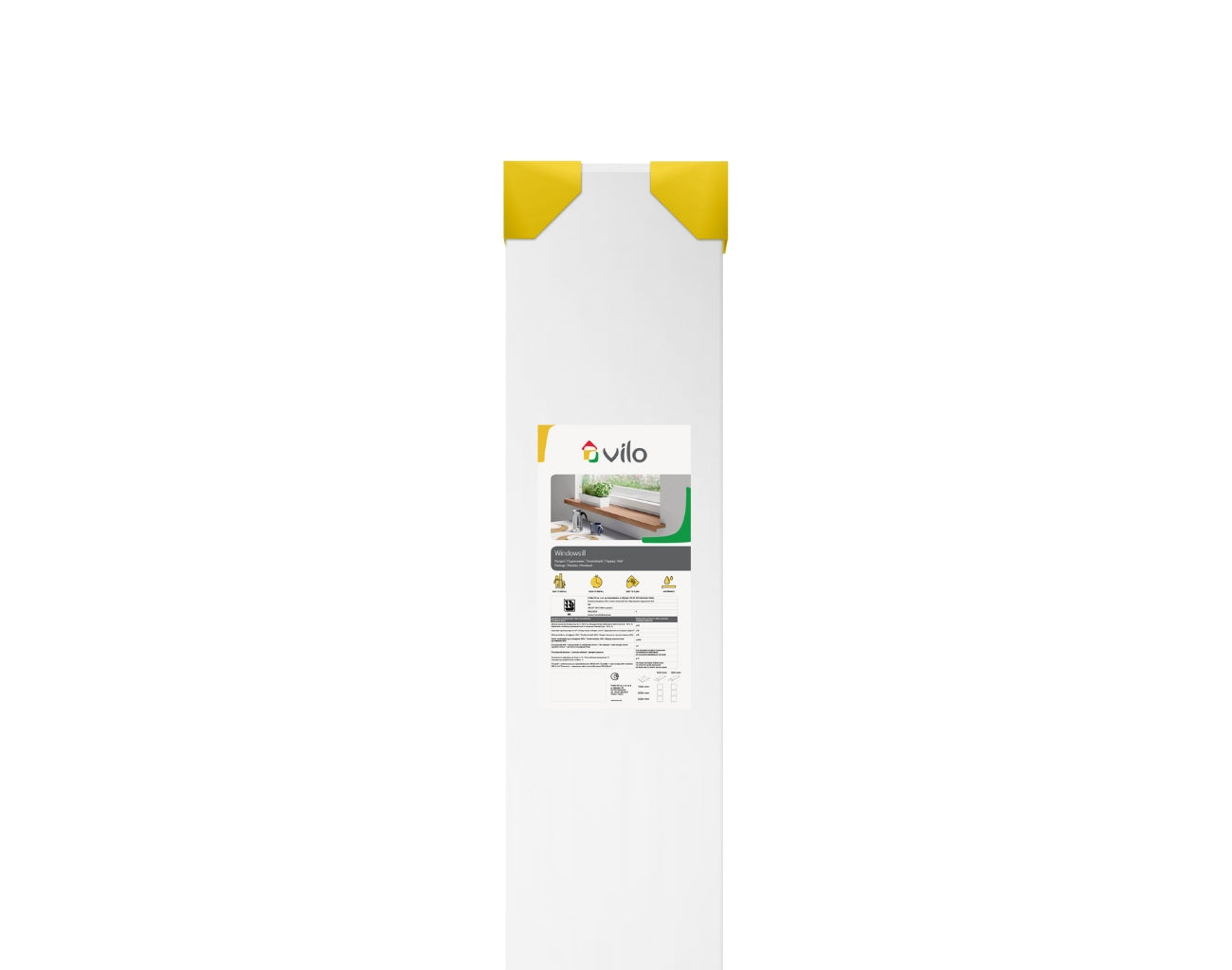 Vilo White Chamber Windowsill 25cm