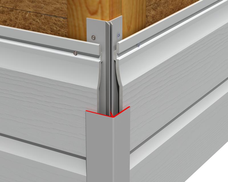 Cladding Internal/External 2-Part Corner