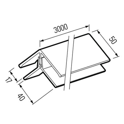 Cladding Internal/External 2-Part Corner