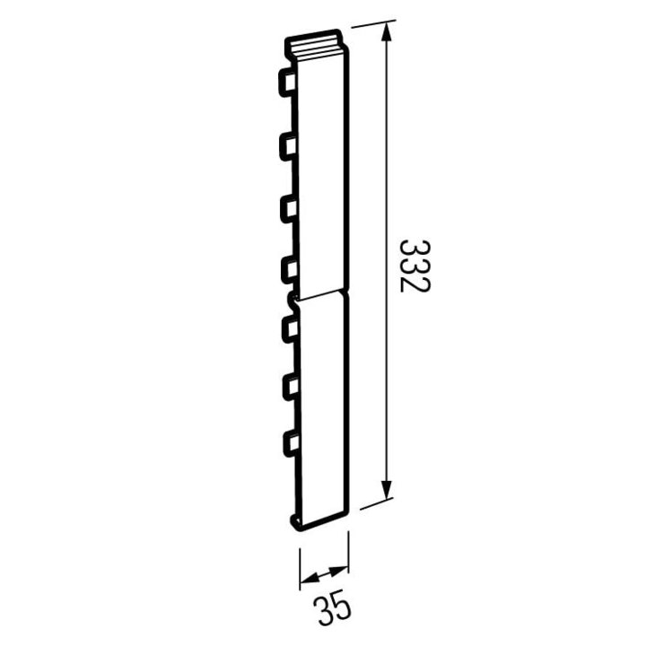 VOX Modern Wood Double Board Jointing Piece