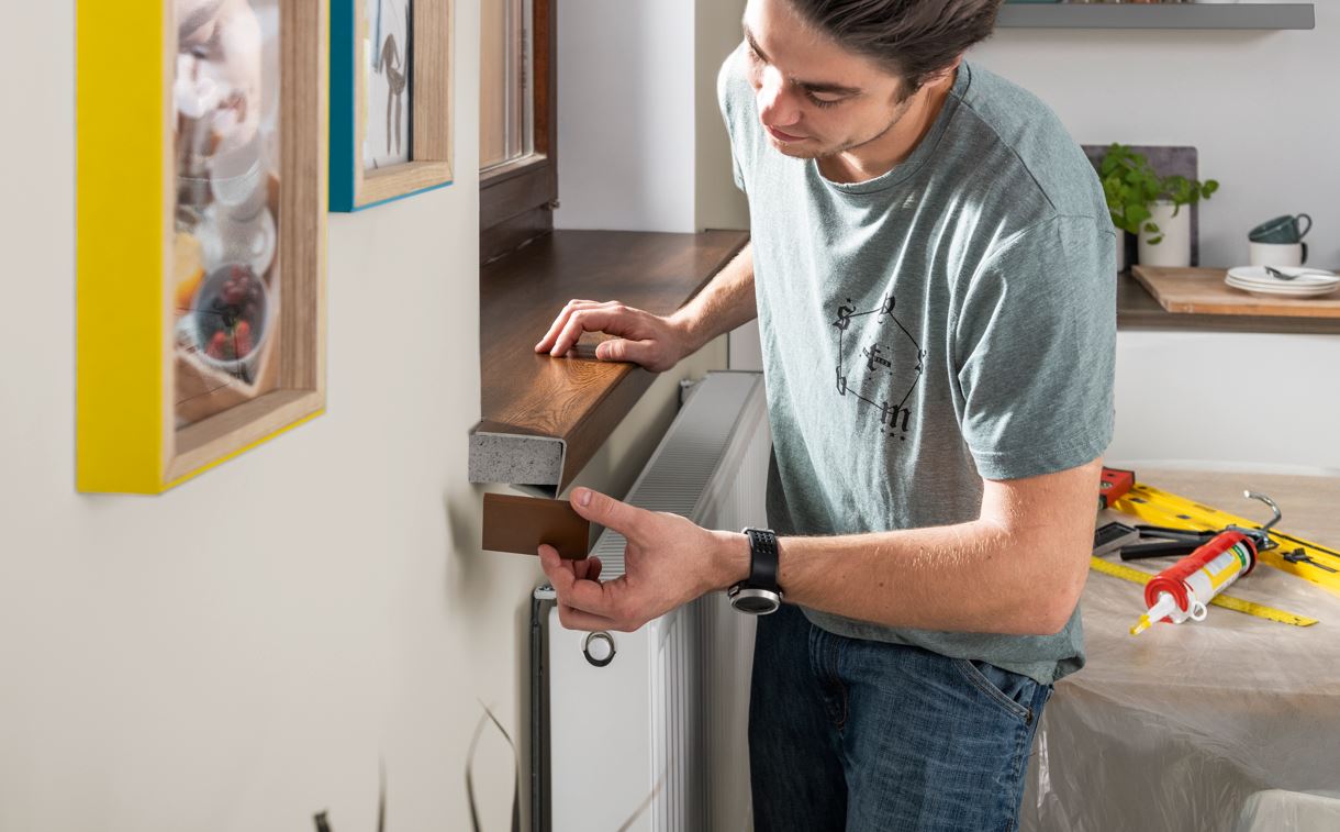 Vilo Windowsill Overlay End Cap 40cm