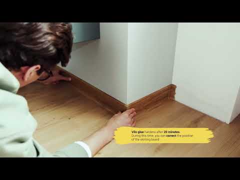 A 2 minute video demonstration showing how to install Vilo Linela skirting boards.