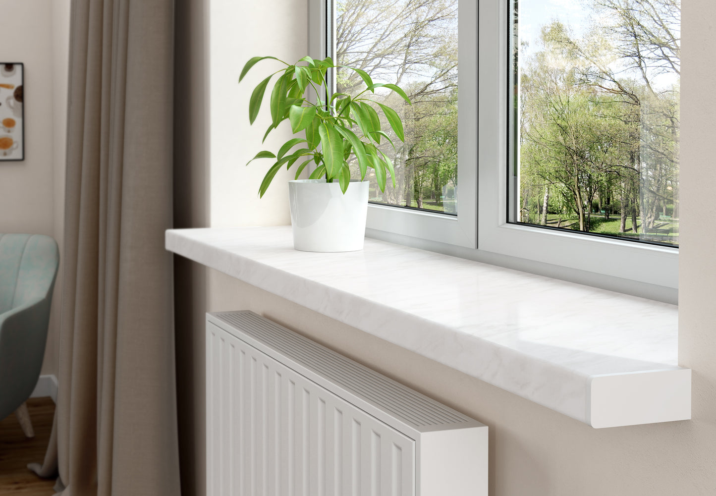 Vilo Marble Windowsill Overlay 38cm